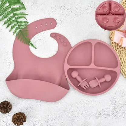 Baby Silicone Plate Set